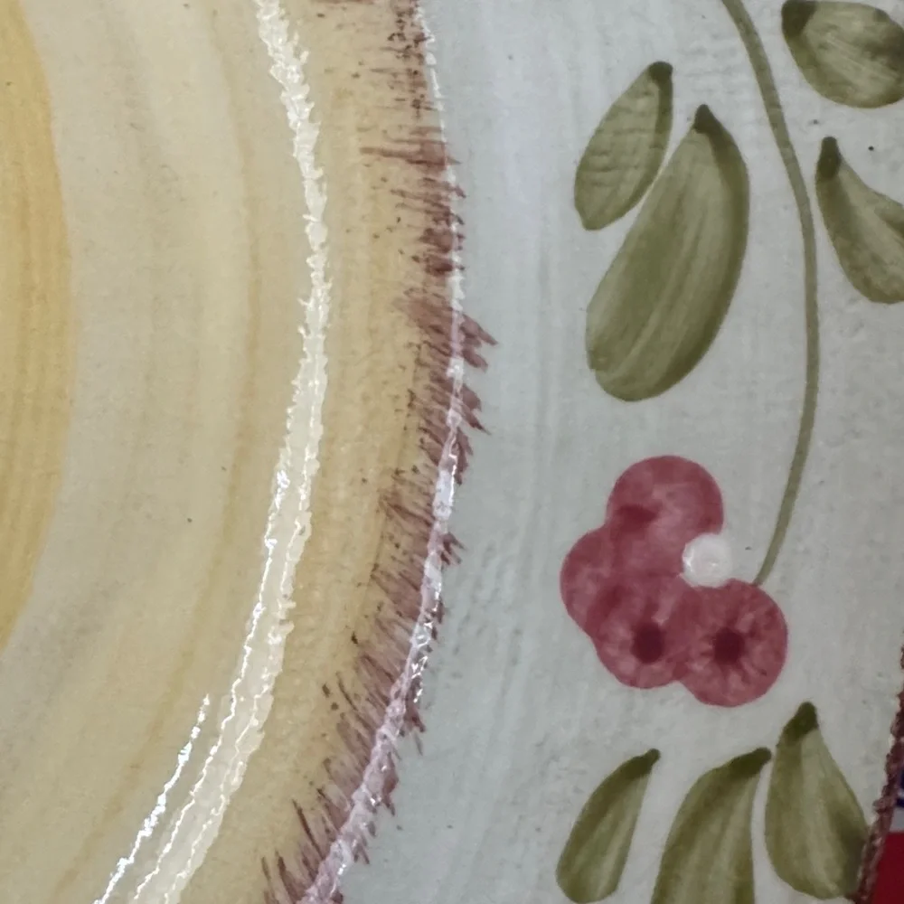 Bizzirri Home Mara dinnerware, Floral 16”Oval Ceramic Platter